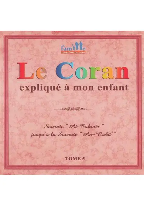 le coran expliqué a mon enfant