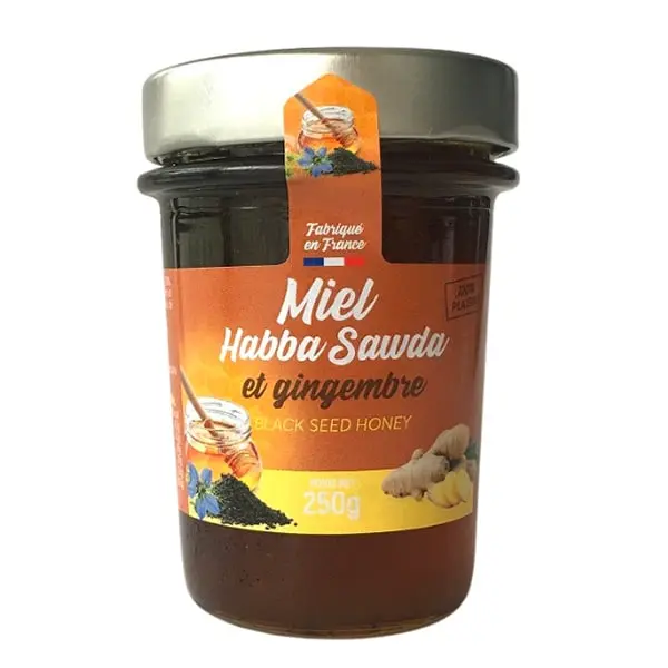 miel nigelle et gingembre 250g